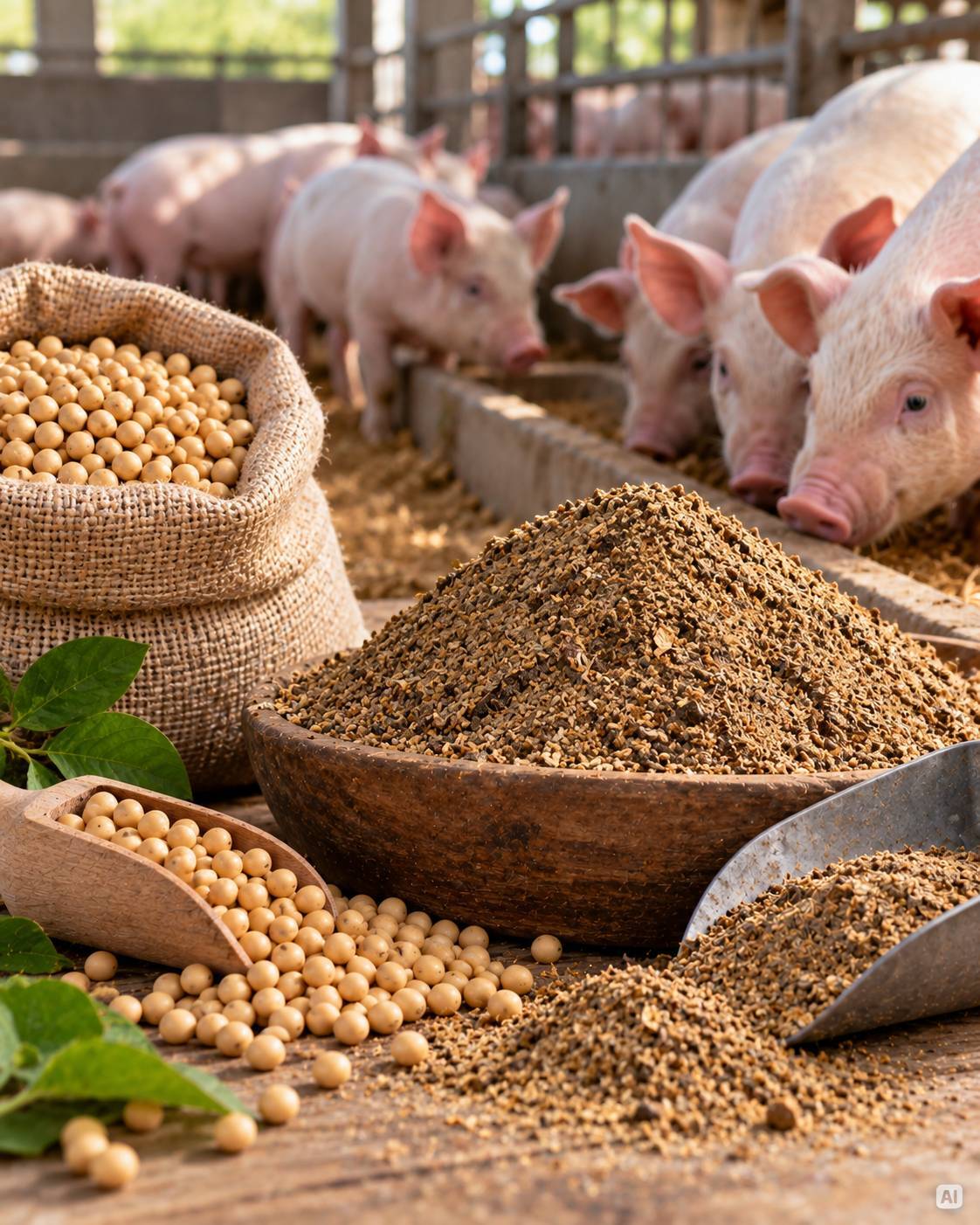 Faina de peste pentru porci – rolul proteinelor si aminoacizilor in furajarea suinelor